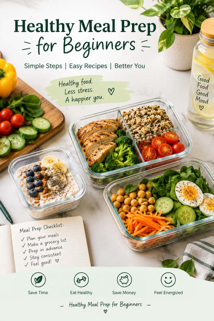 healthy meal prep for beginners